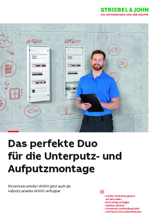 Das perfekte Duo für die Unterputz- und   Aufputzmontage