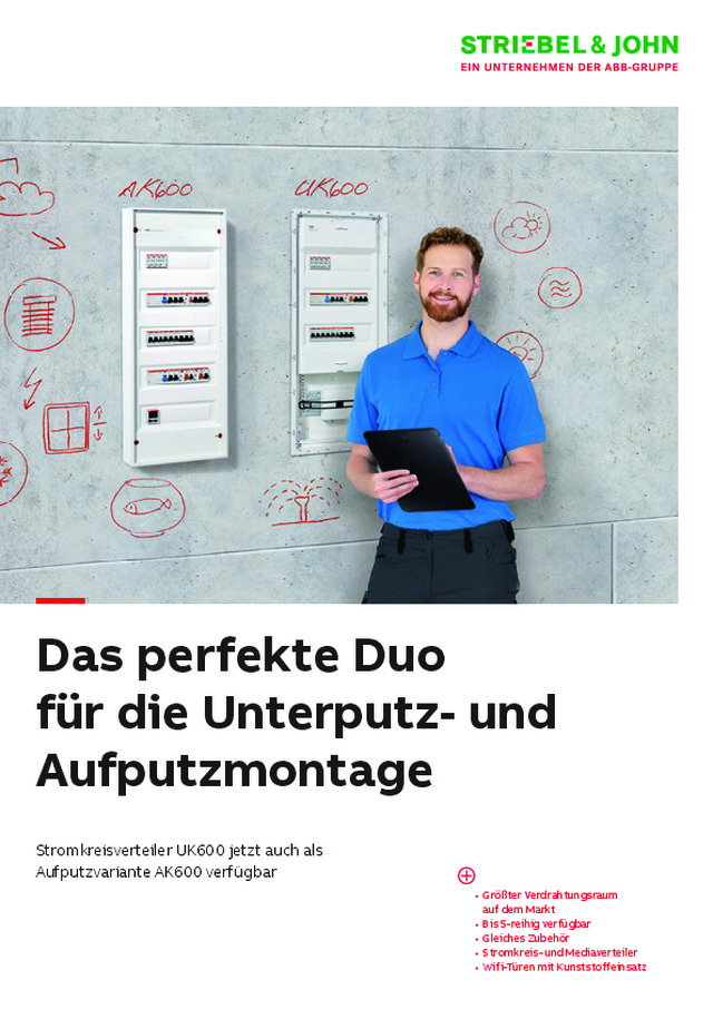 Das perfekte Duo für die Unterputz- und   Aufputzmontage
