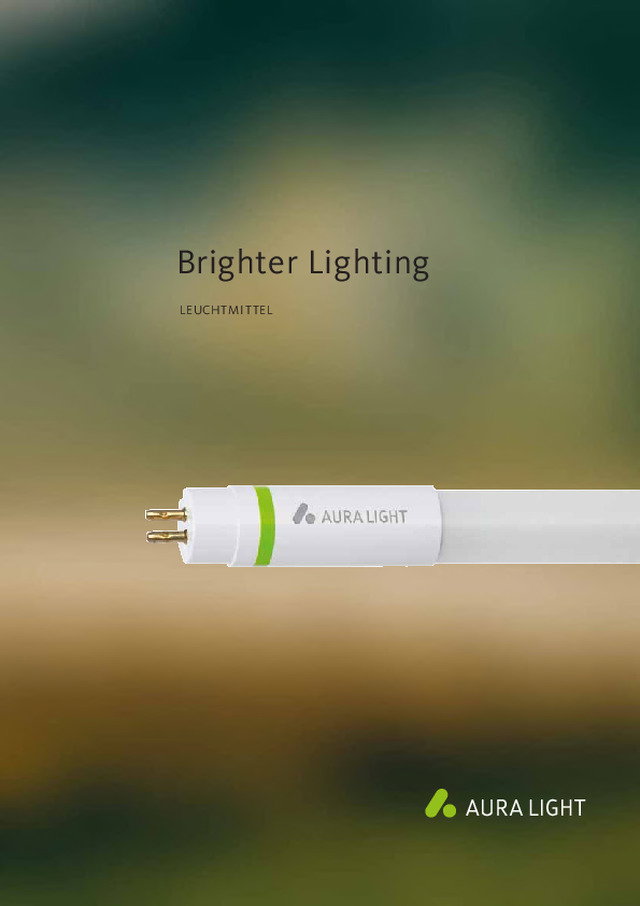 Aura Light Gesamtkatalog LEUCHTMITTEL
