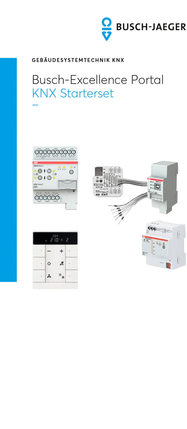 Busch-Excellence Portal: KNX Startserset