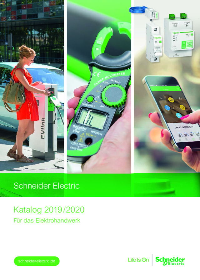 Schneider Electric Katalog 2019/2020 – Für das Elektrohandwerk