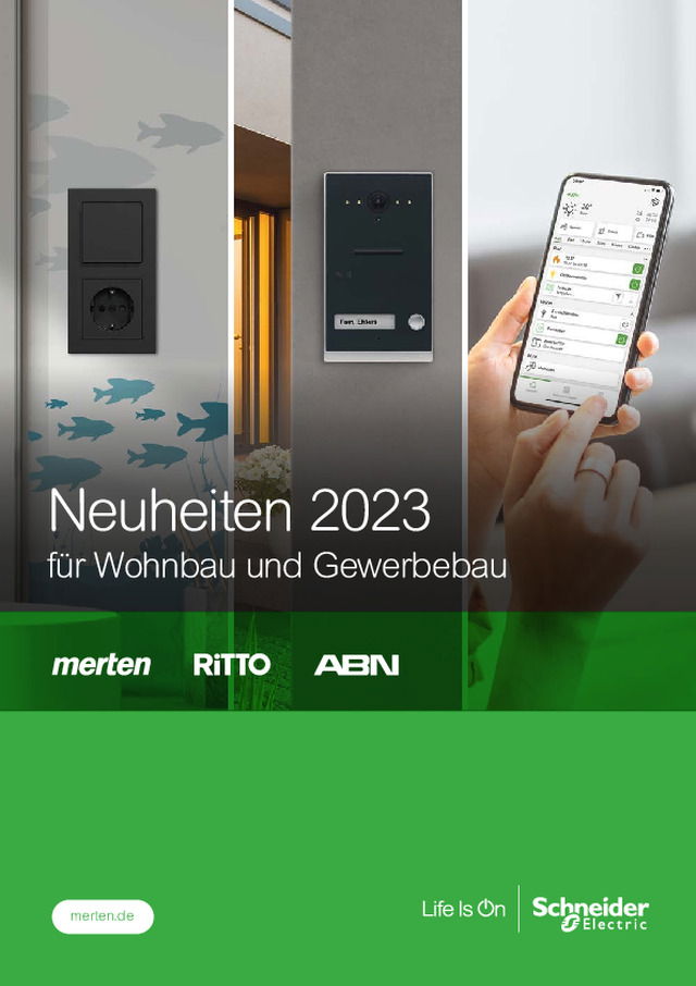 Neuheiten 2023 für Wohnbau und Gewerbebau
