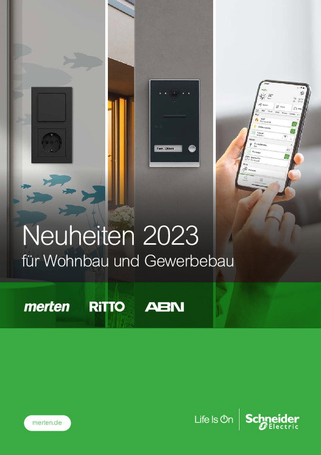 Neuheiten 2023 für Wohnbau und Gewerbebau