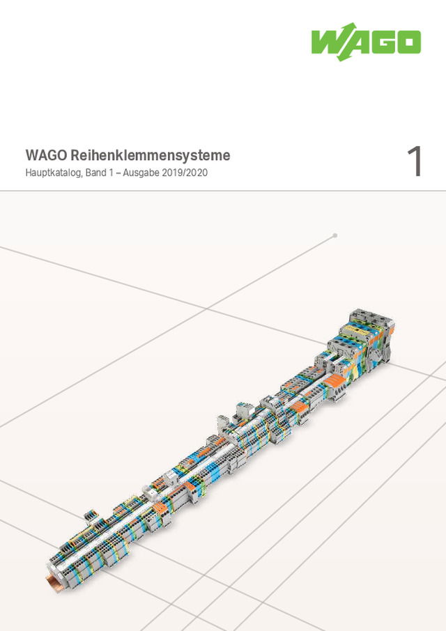 Hauptkatalog Band 1, 2019/2020: Reihenklemmensysteme