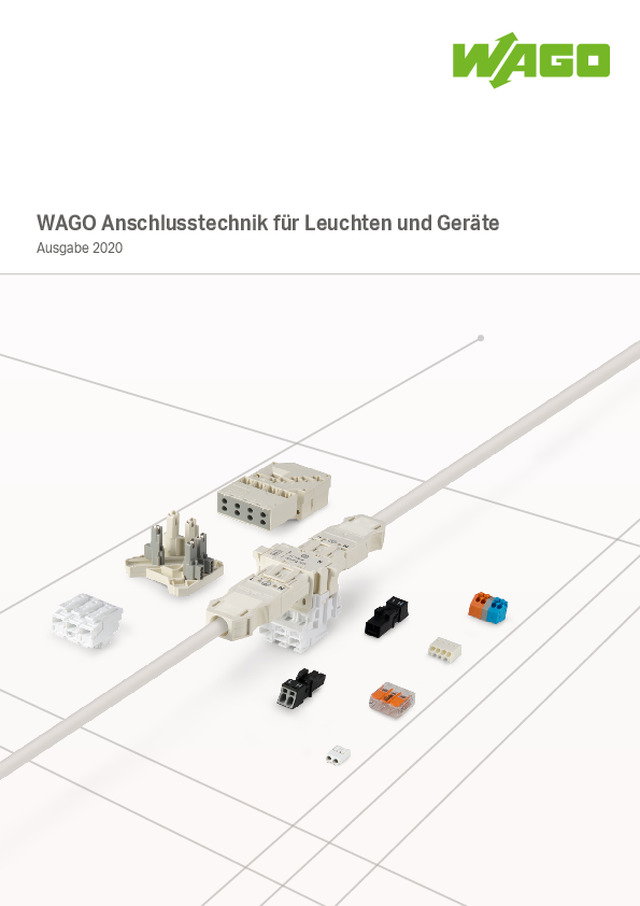 Anschlusstechnik für Leuchten und Geräte 2020/2021