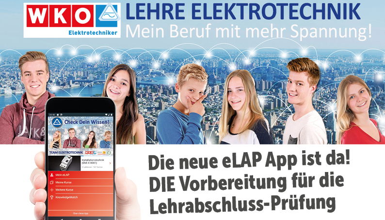 Elap Mini Elap App der WKO Elektrotechnik – GRATIS! - Voltimum AT