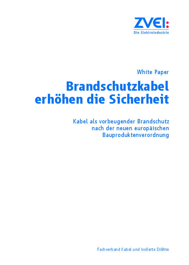 Brandschutzkabel erhöhen die Sicherheit