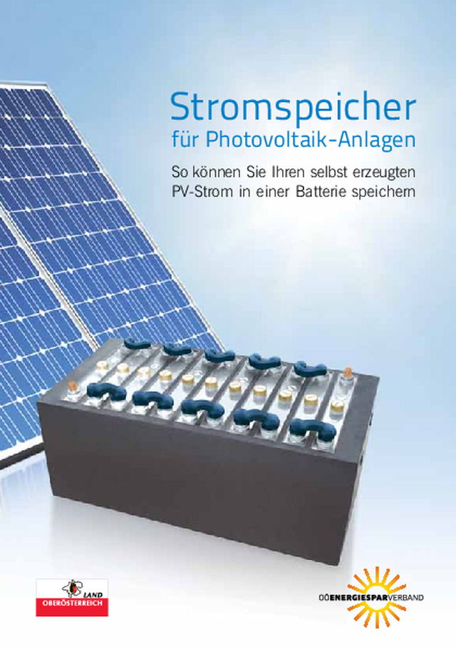 Stromspeicher für Photovoltaik-Anlagen