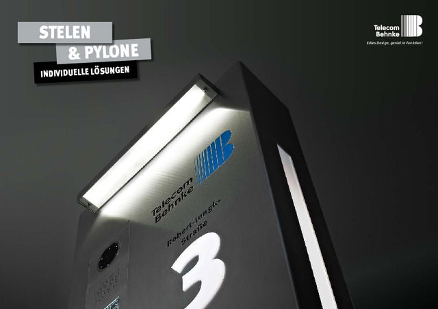 Stelen & Pylone