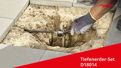 Tiefenerder-Set D18014: Erdungsanlagen einfach nachrüsten