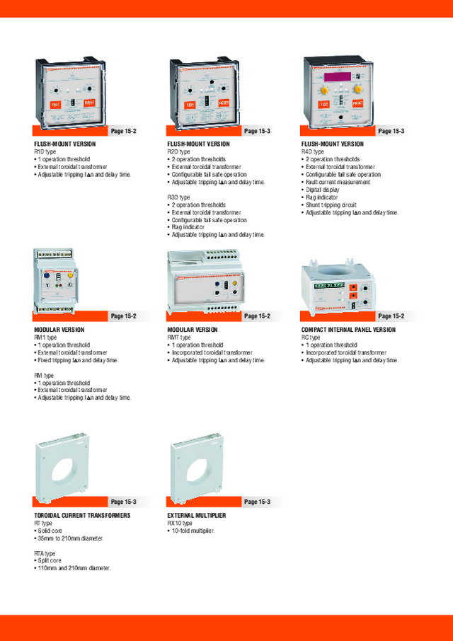 Lovato electric: earth leakage relays