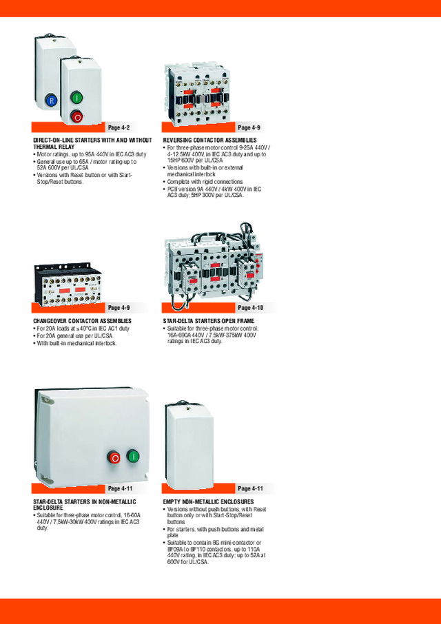 Lovato electric: Electromechanical Starters