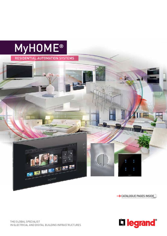 MyHOME® RESIDENTIAL AUTOMATION SYSTEMS
