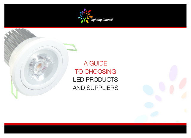 Lighting Council Australia publishes LED guide