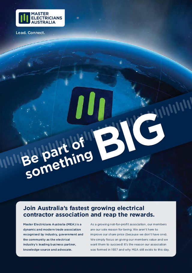 Master Electricians - Member Flyer