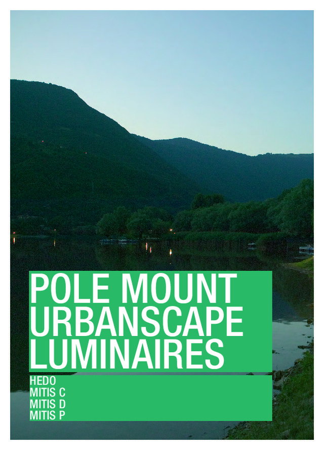 Spectra pole mount urbanscape luminaires