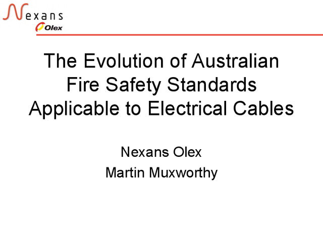 Webinar Presentation on Safely protecting the electric cable and the environment through correct MCB and cable selection