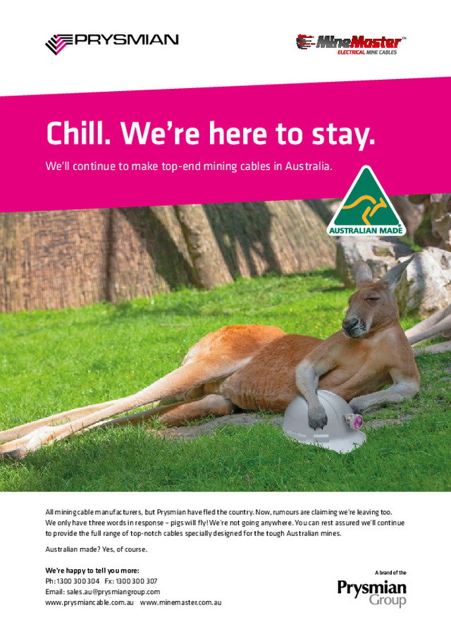 Chill. We’re here to stay