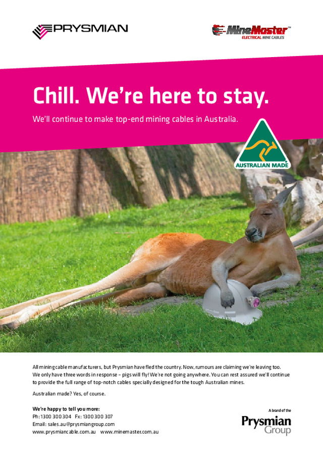 Chill. We’re here to stay