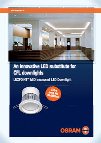 OSRAM Luxpoint Midi recessed LED downlight