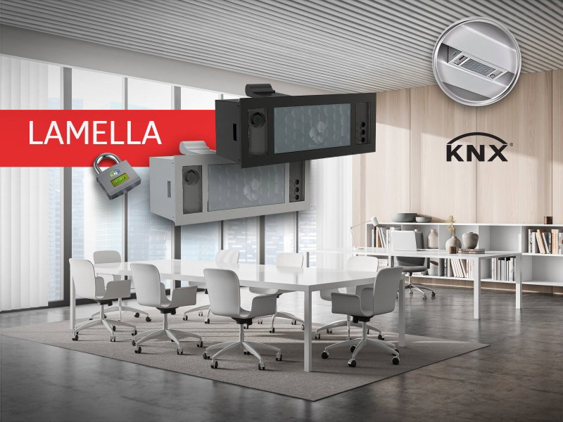 Sensor for slatted ceilings and luminaires