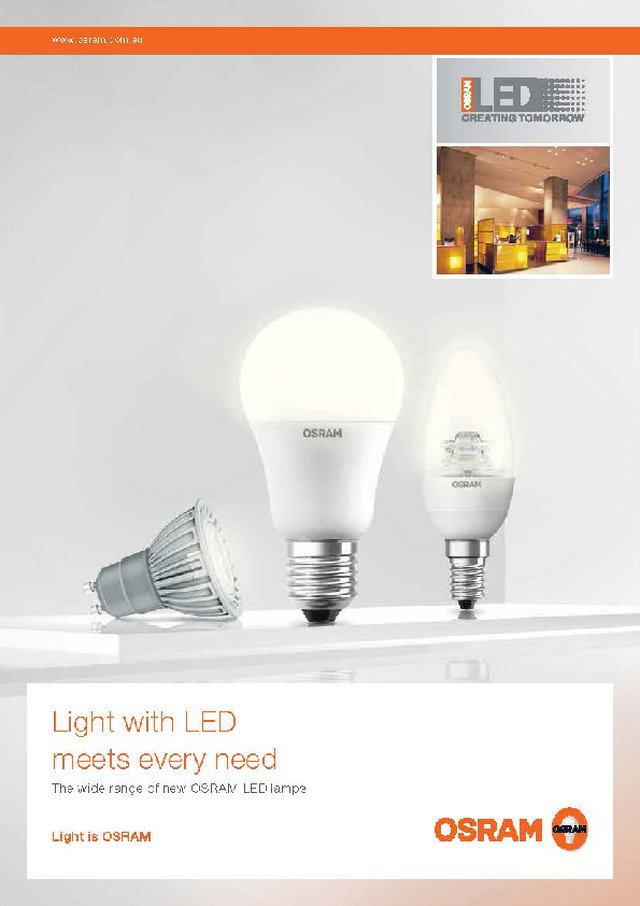 OSRAM LED Lamps Catalogue