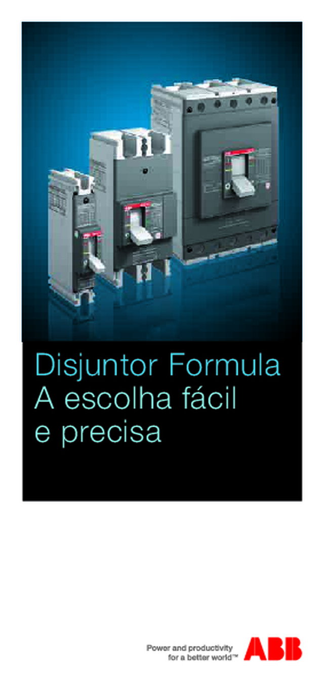 Folheto Disjuntor Caixa Moldada - Linha Formula