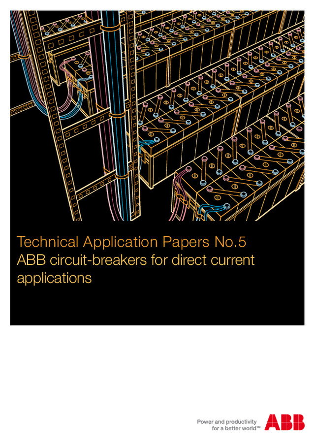 Disjuntores ABB para aplicações em corrente contínua
