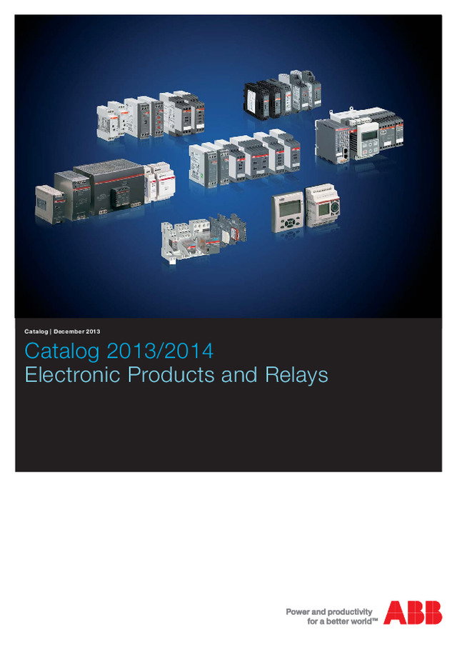 Catálogo 2014/ 2014 | Produtos elétronicos e relés