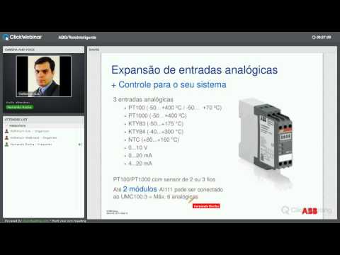 Vídeo Webinar ABB | Como o Relé Inteligente UMC100.3 pode auxiliar uma aplicação aumentando a produtividade e reduzindo paradas no processo