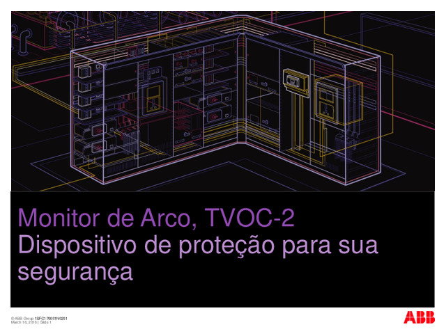 Apresentação do webinar "Monitor de Arco TVOC-2"