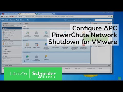 Como fazer a configuração do VMware da APC Schneidere Electric? (EN)