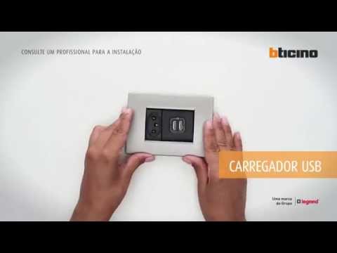 Bticino Livinglight - Carregador USB 2 módulos