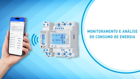 Monitoramento do consumo de energia com medidores inteligentes série 7M e app Toolbox Finder