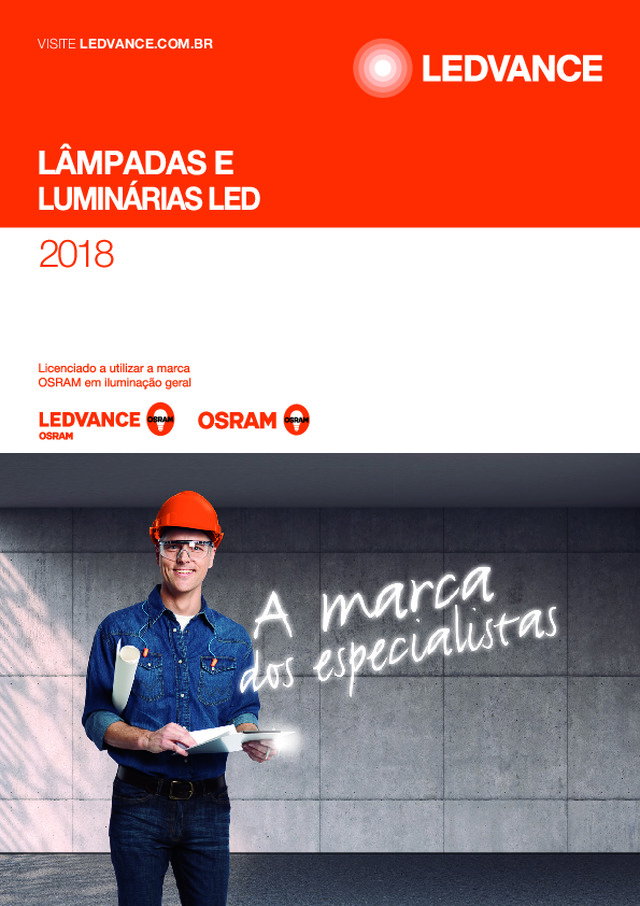 Lâmpadas e luminárias LED 2018