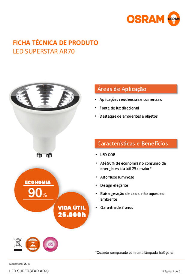 LED SUPERSTAR AR70