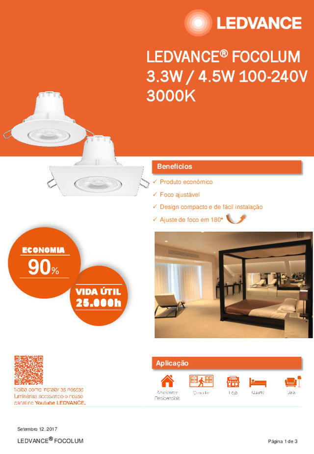 Data Sheet LEDVANCE® FOCOLUM