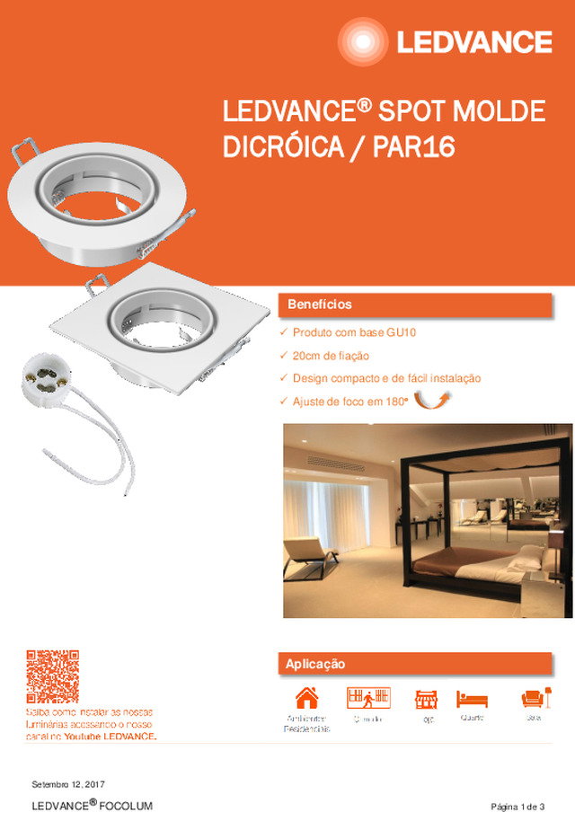 Data Sheet LEDVANCE® SPOT MOLDE