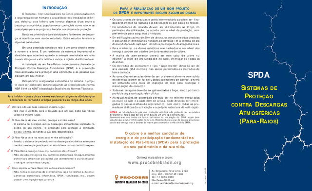 Sistemas de proteção contra descargas atmosféricas (SPDA)