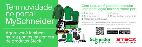 Steck entra no programa de eletricistas Schneider