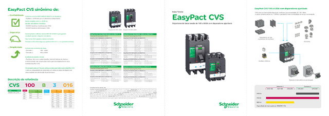 Panorama Easypact CVS - Disjuntores Caixa Moldada de 100 a 600A