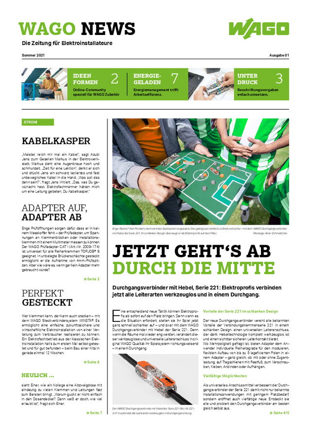 WAGO News Sommer 2021