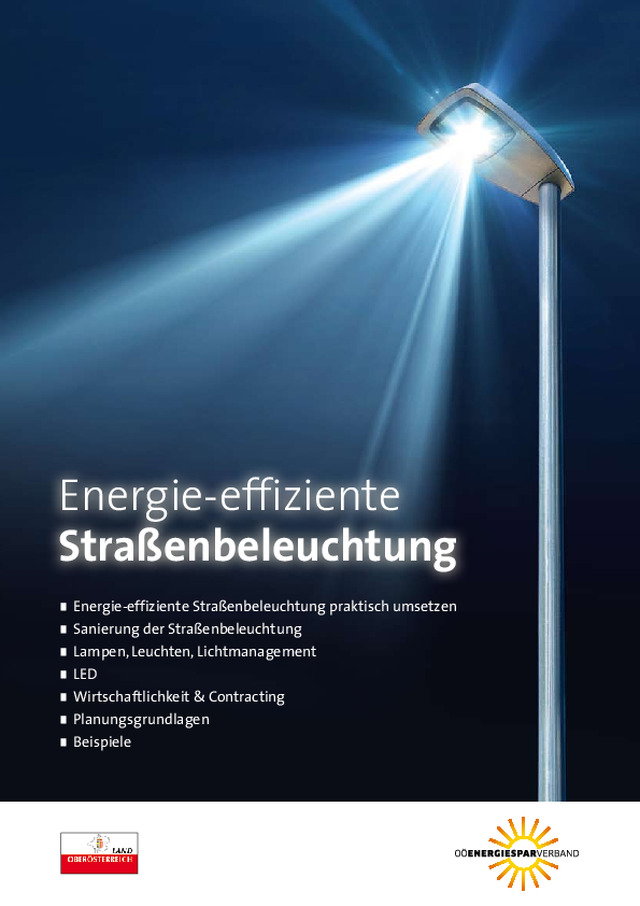 Informationsbroschüre | Energieeffiziente Straßenbeleuchtung
