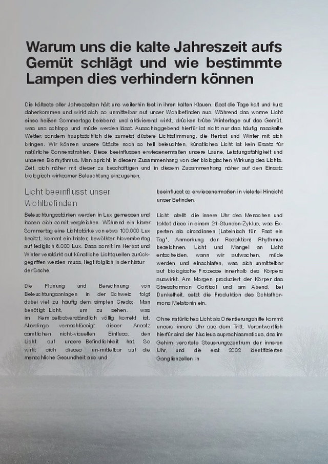 Warum der Winter uns traurig macht und wie wir dies verhindern können
