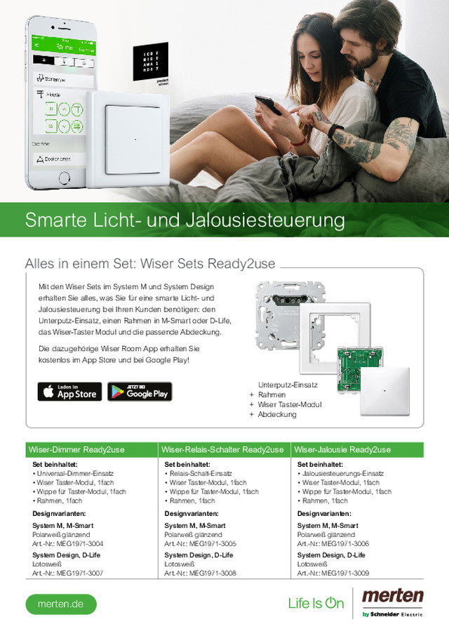 Smarte Licht- und Jalousiesteuerung