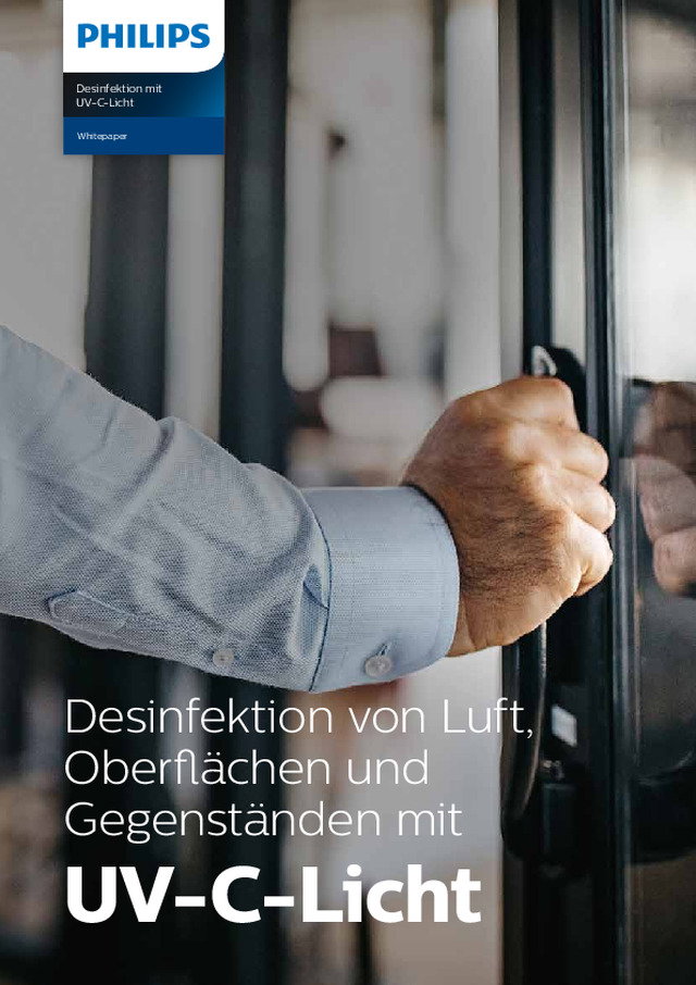Desinfektion von Luft, Oberflächen und   Gegenständen mit  UV-C-Licht