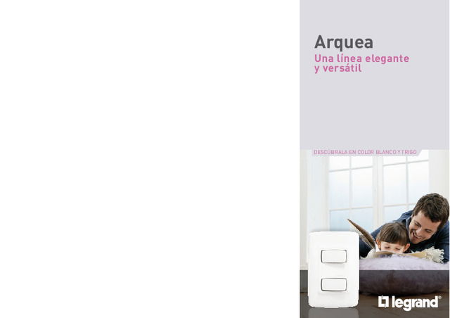 Plegable Interruptores y tomas Arquea Blanca