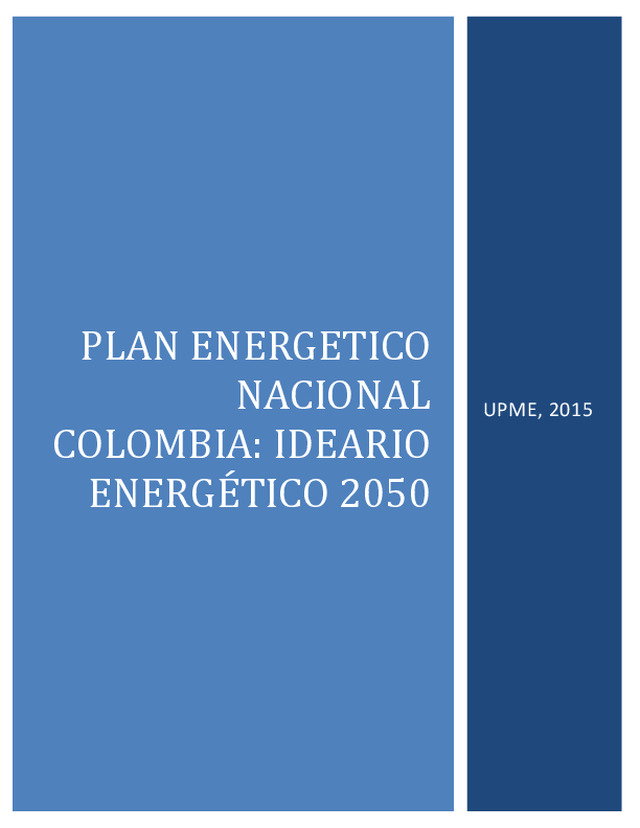 Conoce el Plan Energético Nacional de Colombia de la UPME