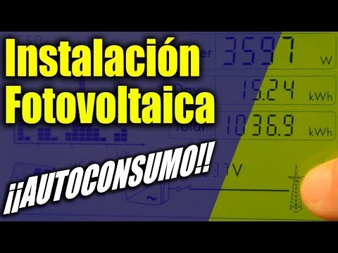 Instalación de energía solar fotovoltaica sin inyección a la red
