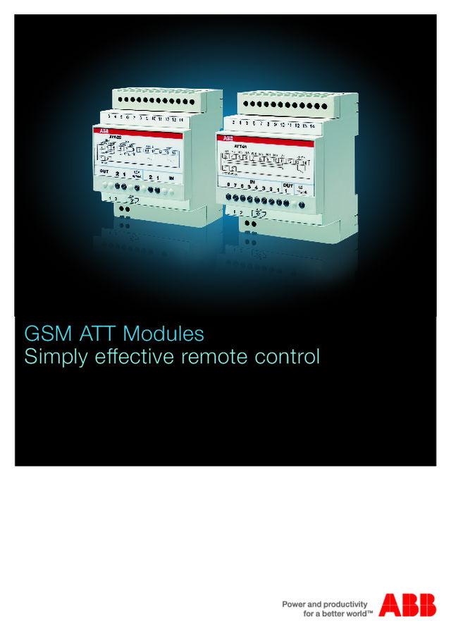 Modulos GSM ABB